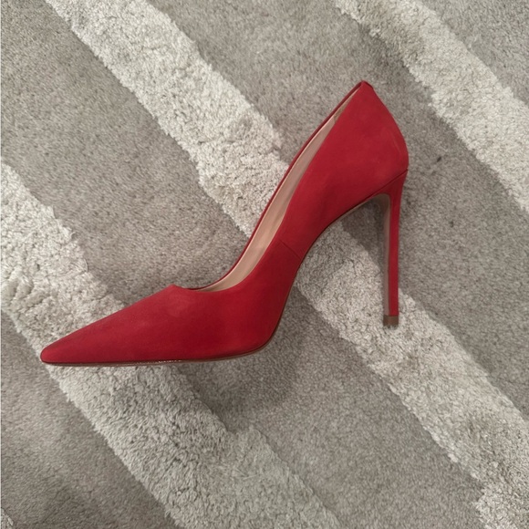 SCHUTZ Vibrant Red Women's Heels in size 6. - Picture 7 of 7